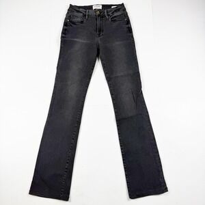 Frame le crop mini boot Jeans Faded Black Size 25  Flatlay 24x30